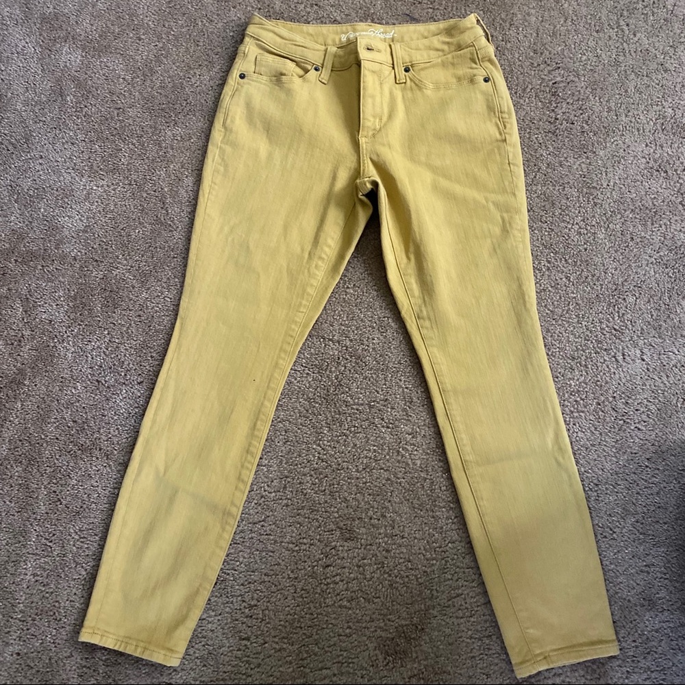 Universal thread mustard yellow jeans